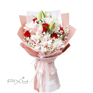 graceful crimson corolla